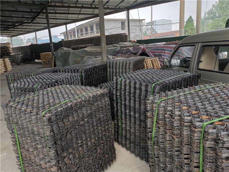 高強耐磨料施工現場