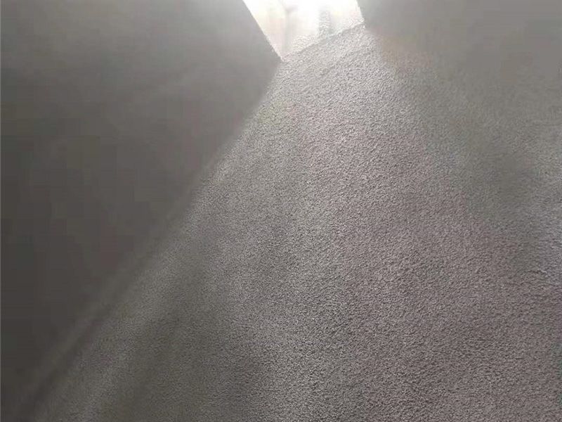 高強耐磨料施工現場